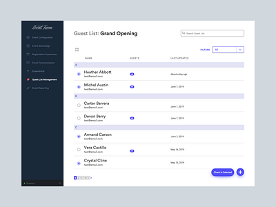 Event Farm Retro: Product UI design interfaces ui ux