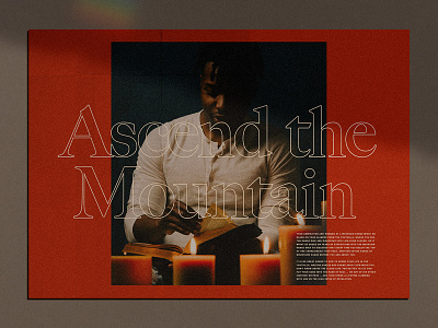 Ascend The Mountain [Repost] church desiring god jesus john piper ministry mountain outline photography poster print series sermon