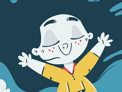 Manos al aire digital illustration procreate vector