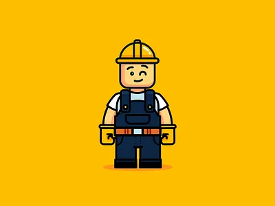 Merci Jack Style Rebrand branding brick build character design concept design illustration lego ui vector