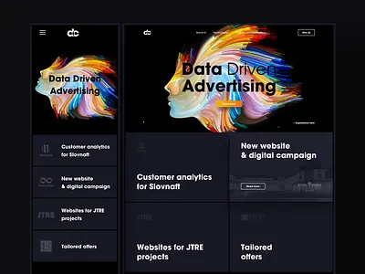 Dataconcept redesign ui ux webdesign