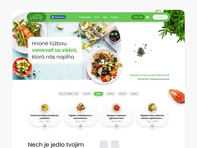 Bistro Sunshine redesign webdesig