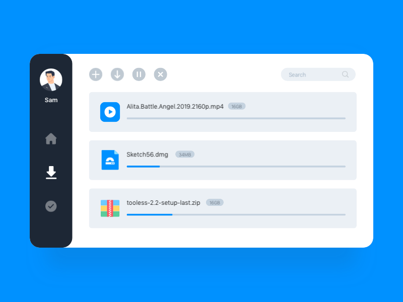 Download App animation design ui ux web design