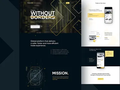 TradeX Website v3 app automobile automotive b2b branding cars dashboard homepage landing page marketplace platform responsive responsive website transport vehicle web web design website