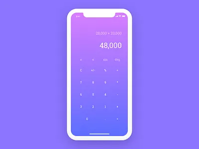 Calculator App app app design calculator calculator ui design math ui ui ux