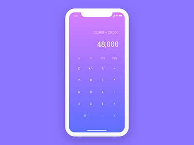 Calculator App app app design calculator calculator ui design math ui ui ux