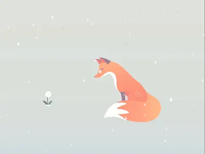 Quinn the Fox Jumping into Snow Animation 2d animation animals animation anime art christmas color colour creative cute digital art flower fox graphic design illustration jump nature snow snow dive vector