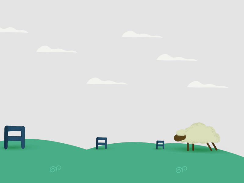 Sheep animal animation eid illustration