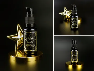 La Belle Lune adobe photoshop beauty beauty product black canon cosmetics magical minimal natural natural cosmetics night photo photographer photography photoshoot product photography retouche photo serum