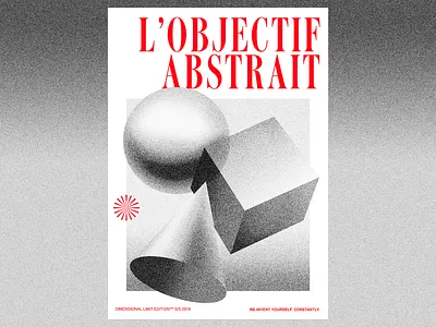 Things abstract abstract poster illustration poster typography