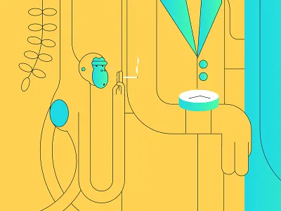 Check, Please! / open attached file to see the whole image animation characteranimation characterdesign checkoutline illustration line monkey styleframe