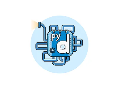 dotData PY app cartoon design illustration typography vector