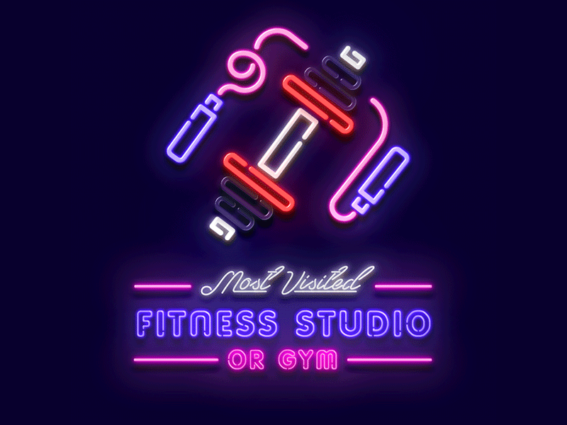 Fitness Studio or Gym illustration