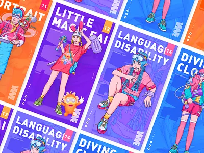 Those girls affinity designer branding design girl illustration image people