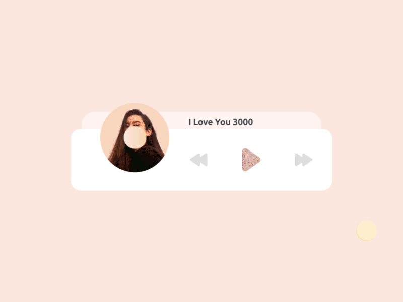Music Player Interaction Design Love You animation app design interaction interaction design ui ux