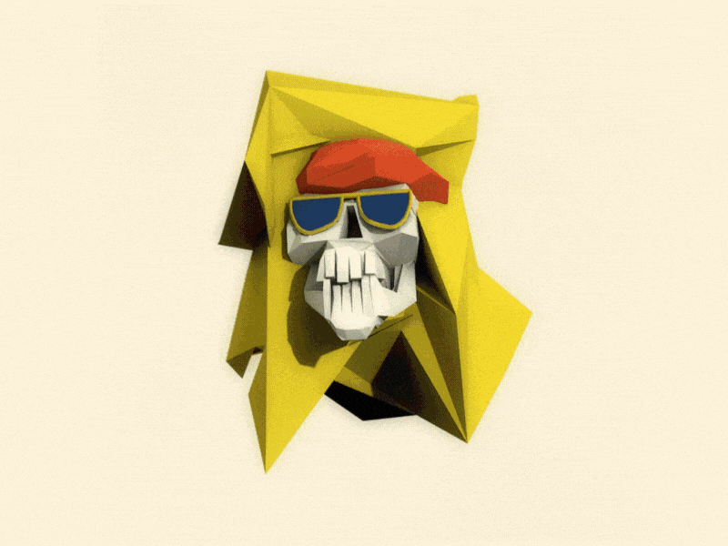 G N RIP aftereffects animation character cinema4d design gif icon illustration interaction transition