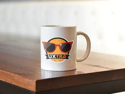 UX-TRA Sticker branding design illustration logo marketing swag typography vector