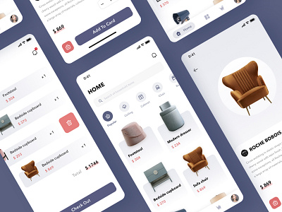 Household Items Collection ui ux 图标 界面设计 设计 页面