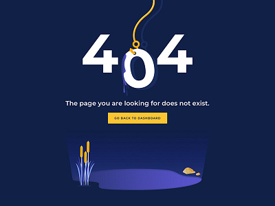 Cyber security - 404 page design ui