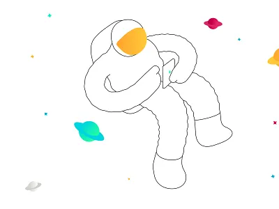 "Much to Learn, You Still Have." Yoda animation astronaut astronomy characterdesign jedi mars milkyway nebula rocket ship space stars universe