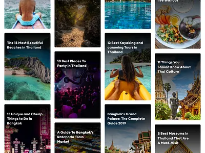 Content Cards | BucketListers city design design system gui plane saas style guide tour travel travel app trip trip planner ui vacation visual style guide web web design