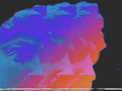 ‘I Sleep in Waves’ aesthetic colour dreamwave fade glitch glitch art motion graphics synth trend trending vaporwave vhs