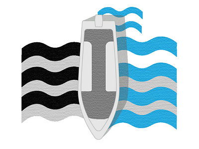 The Cleaning Boat agency arts clean clean ocean digital earth global warming illustration nature save earth save water ui ux water