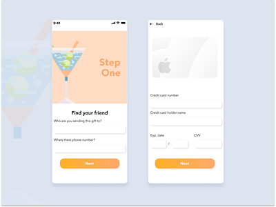 New Era Of Gift Giving button celebration credit card input field mobile mobile app party payment