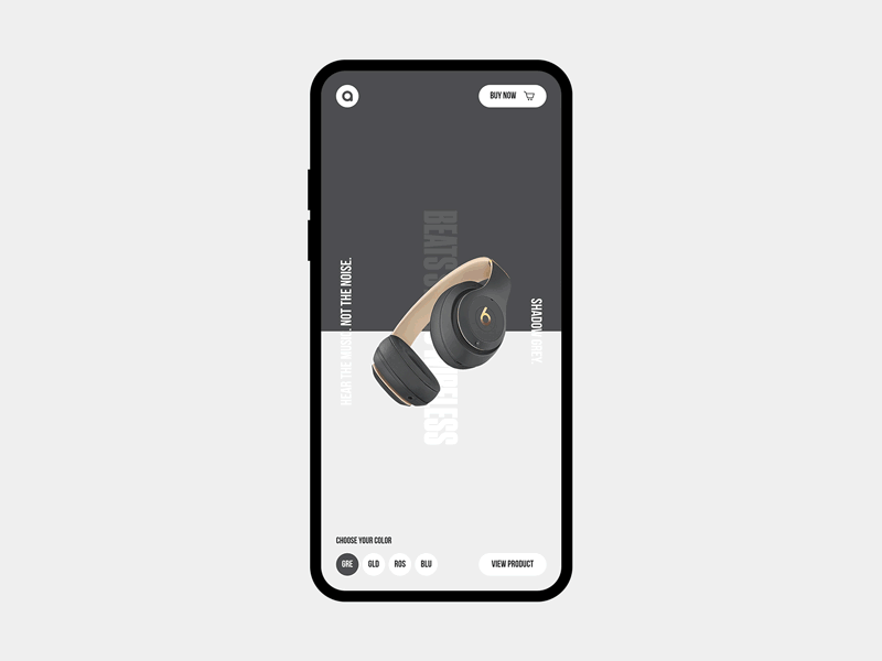 Beats beats concept design desktop druk homepage minimal ui ux web website