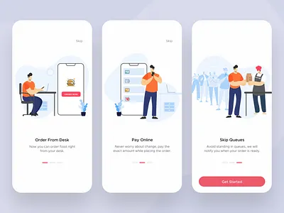 Onboarding Screens branding design figma food food app ui illustration ios app mobile app on boarding onboarding onboarding ui quick tour ui ui design ui ux ux ux design walkthrough welcome screen zomato