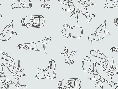 Cranberry Island Illustrations art branding design icon identity illustration illustrator lettering logo minimal typography vector