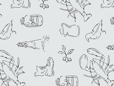 Cranberry Island Illustrations art branding design icon identity illustration illustrator lettering logo minimal typography vector