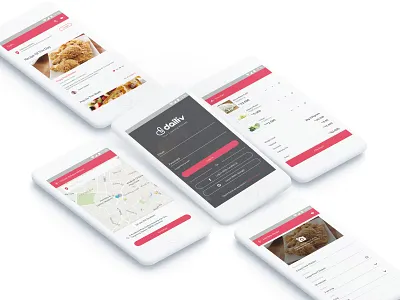 Dailiv Mobile App android android app android app design application ecommerce form design ios ios app ios app design location login screen mobile mobile app mobile app design recipe app search ui design