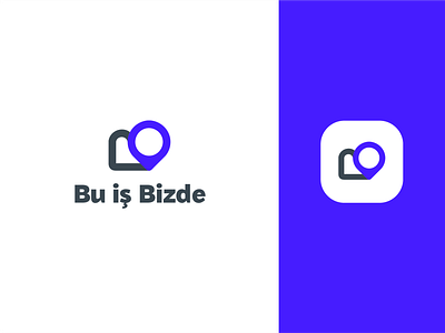 Bu is Bizde logo concept app app icon inspiration b letter branding design flat icon icon app identity ios app location location icon location pin logo logo inspiration service app service directory ui web website