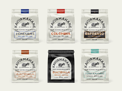 Kavurmahane Bag System agency bag brand branding coffee espresso honduras lockup logo minibus package pouch professional studio system system design truck turkish vector vintage