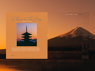 Journey website concept ⛩️ design graphic design illustration typography ui ux