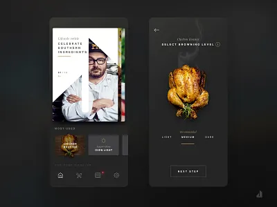 JennAir anml connected cooking connected home connected oven interaction mobile mobile app product smart kitchen ui ux