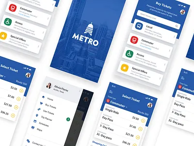 Capmetro App Redesign app austin mobile transportation ui ux