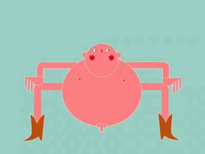 naked cowboy animation boots character characterdesign cowboy cowboyboots dance naked