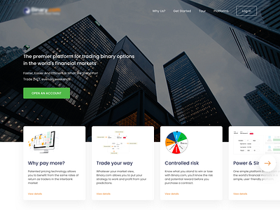 Online trading website design online trading responsive simple ui ui ux ux web website