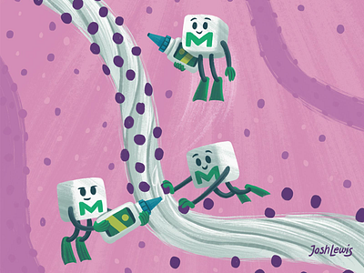Mordants children dye glue illustration kidlit kidlitart kids magazine salt science
