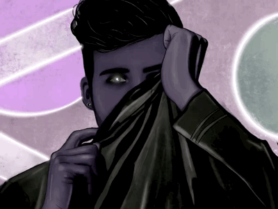 Hide away graphic design illustration photoshop procreate
