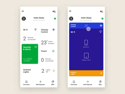 Smart Home App - Tutorial adobe xd app design motion smart home transitions tutorial ui user interface xd