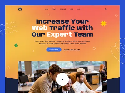 New Landing Page of Whal Theme agency creative digital marketing landing page marekting agency seo landing page web design website design wordpress