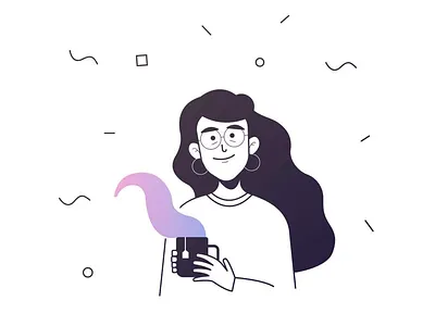 ☕️♥️ doodle illustration quick tea