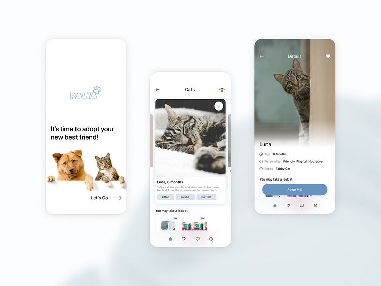 Pawa I Pet Adoption App By Özlem On Dribbble