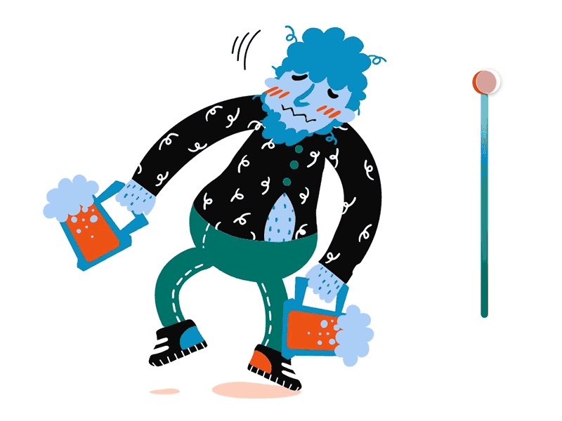 Inktober Illustration adobexd animation color drag illustration motion slider