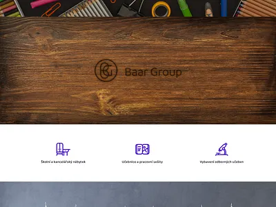 Vizuální identita Baar Group s.r.o. branding logo