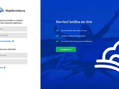 Portál Mojeserviska.cz design logo ui webdesign