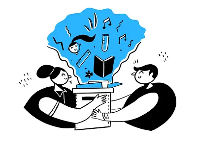 Donation Illustration Design class classroom college donation education landingpage learn organization school stationery study support teacher uidesign uiinspiration university uxdesign webdesign websitedesign